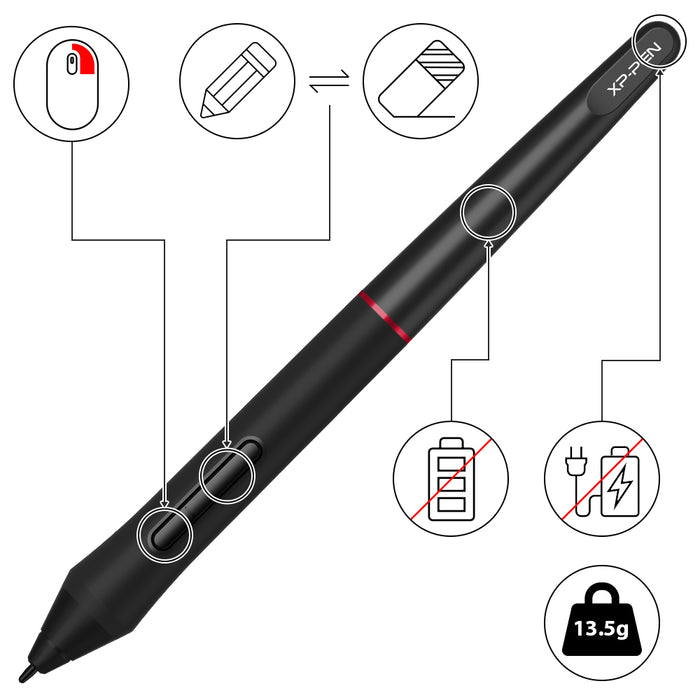 PA2 Battery-free Stylus