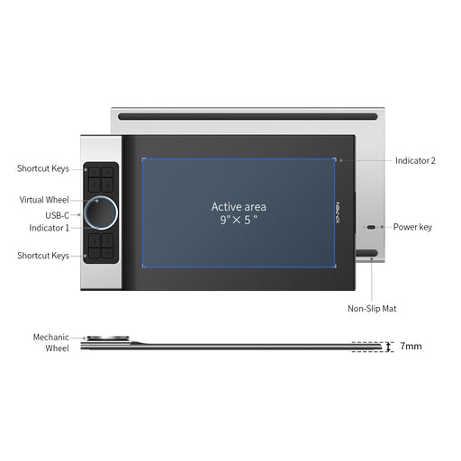 Graphic Tablet XPPen Deco Pro SM/MW
